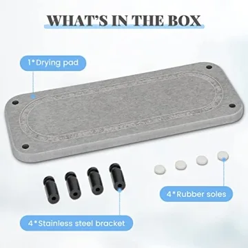 kickic Instant Dry Bathroom Organizer for Neat Sinks