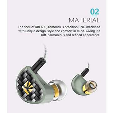 KBEAR Diamonds HiFi IEM | Unmatched Sound Quality & Comfort