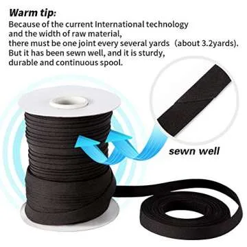 Bias Tape Double Fold 1/2 inch - 55 Yards for Sewing