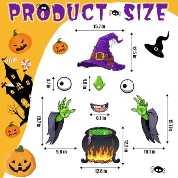 Halloween Trunk or Treat Car Decoration Kit for Spooky Fun