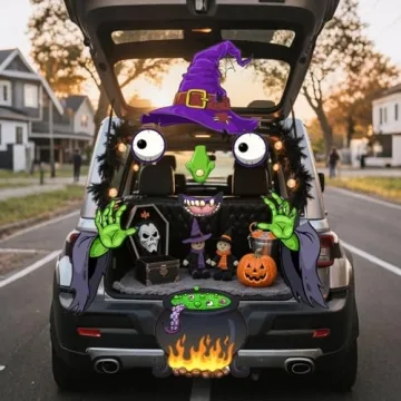 Halloween Trunk or Treat Car Decoration Kit for Spooky Fun