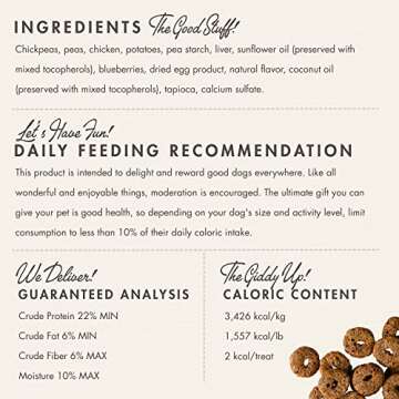 Fromm Crunchy Os Blueberry Blasts Dog Treats 6 oz