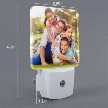 Custom Night Lights with Your Photo - Perfect Gift Idea