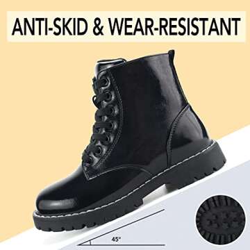 Firelli Kids Combat Ankle Boots for Style and Safety