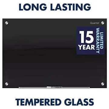 Quartet Frameless Glass Dry Erase Board for Modern Offices