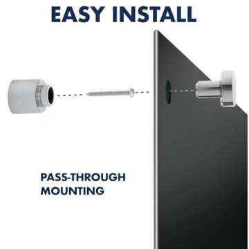 Quartet Glass Whiteboard, Magnetic Dry Erase White Board, 36" x 24", Black Surface, Infinity (G3624B)