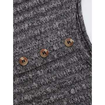 Comfy SOLY HUX Pajama Set for Women - Dark Grey XL