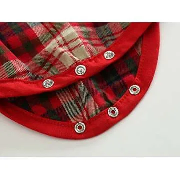 Kimocat Baby Boy Casual Suit 2pcs Cotton Long Sleeve Plaid Button-Down Shirt Pant Outfits Clothes Set (2/3Y)