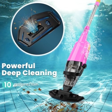 Efurden Rechargeable Pool Vacuum for Above Ground Pools