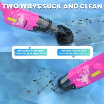 Efurden Rechargeable Pool Vacuum for Above Ground Pools