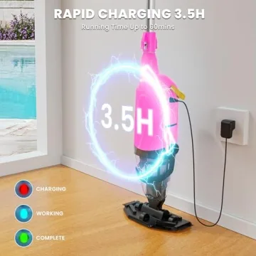 Efurden Rechargeable Pool Vacuum for Above Ground Pools