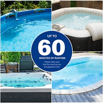 Efurden Rechargeable Pool Vacuum for Above Ground Pools