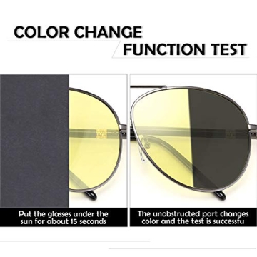 FEISEDY Polarized Night Driving Sunglasses for Safety and Style