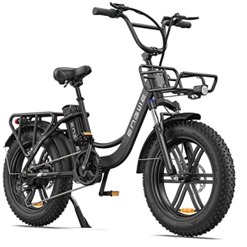 ENGWE L20 Ebike 750W Electric Bikes for Adults Women - 20 * 4.0" Fat Tire Step-Thru E-Bike with 48V ...