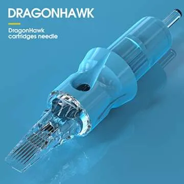Dragonhawk Complete Tattoo Kit Beginner Tattoo Gun Kit Wireless Tattoo Machine Kit Lightweight 1300mAh Battery Power Supply