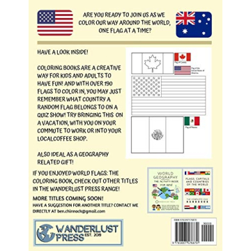 Coloring Book of World Flags for Kids and Parents