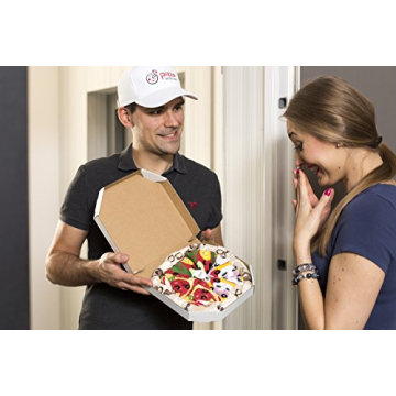 Rainbow Socks - Pizza Box Socks - 4 pairs MIX Vege Capriciosa Pepperoni Cotton Socks - Made In Europe