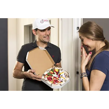 Rainbow Socks - Pizza Box Socks - 4 pairs MIX Vege Capriciosa Pepperoni Cotton Socks - Made In Europe