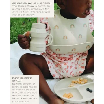 Hippypotamus Silicone Transition Cups for Toddlers - Set of 2