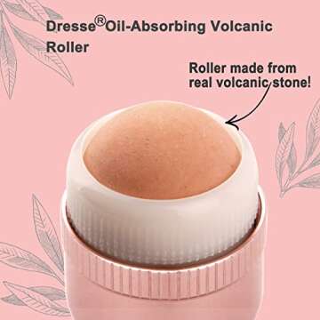 Oil-Absorbing Volcanic Face Roller for Quick Refresh