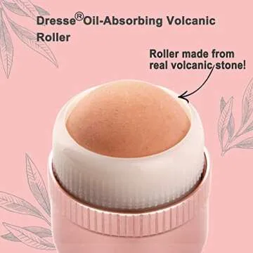 Oil-Absorbing Volcanic Face Roller for Quick Refresh