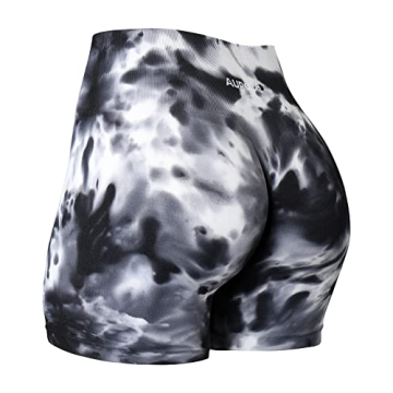 AUROLA Dream Tie Dye Workout Shorts for Women – Soft, Seamless, and Stylish Activewear