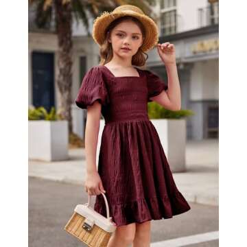 Elegant Arshiner Tween Girls Dress for Special Occasions