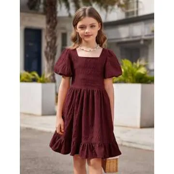 Elegant Arshiner Tween Girls Dress for Special Occasions