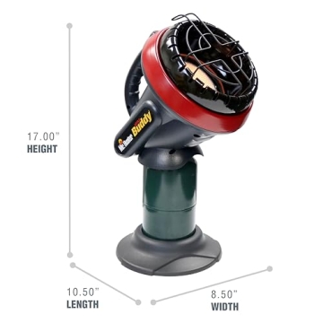 Mr. Heater Little Buddy 3800-BTU Indoor Safe Propane Heater