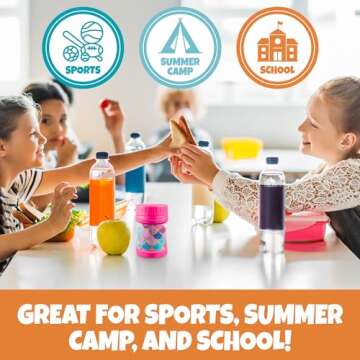 Bentology Stainless Steel Insulated 13oz Lunch Jar Thermos for Kids - Mermaid - Large Leak-Proof Storage for Hot or Cold Food, Soups, Liquids with Wide Mouth-BPA Free, Back to School Lunch Boxes, Bags