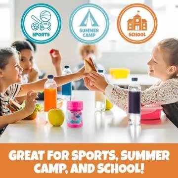 Bentology Stainless Steel Insulated 13oz Lunch Jar Thermos for Kids - Mermaid - Large Leak-Proof Storage for Hot or Cold Food, Soups, Liquids with Wide Mouth-BPA Free, Back to School Lunch Boxes, Bags