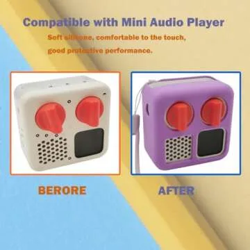 Anti-Slip Silicone Cover for YOTO Mini Audio Player, Protective Sleeve Case for Mini Player; Accesso...