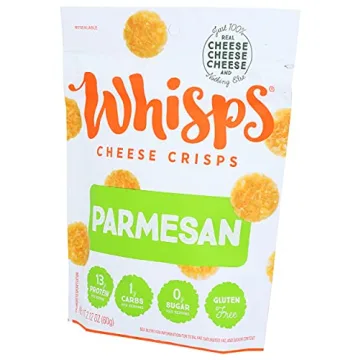 Cello Whisps Pure Parmesan Cheese Crisps for Guilt-Free Snacking