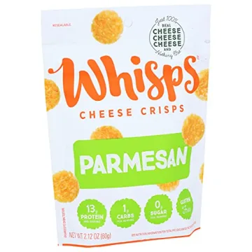 Cello Whisps Pure Parmesan Cheese Crisps for Guilt-Free Snacking