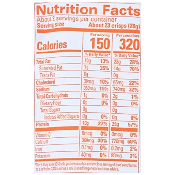 Cello Whisps Pure Parmesan Cheese Crisps for Guilt-Free Snacking