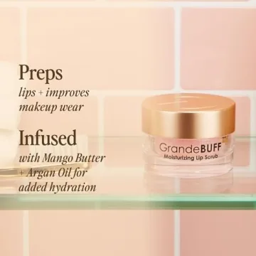 GrandeBUFF Lip Scrub Mango Butter Argan Oil Hydration