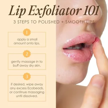 GrandeBUFF Lip Scrub Mango Butter Argan Oil Hydration