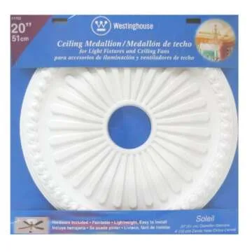 Westinghouse 20-Inch Polyurethane Ceiling Medallion