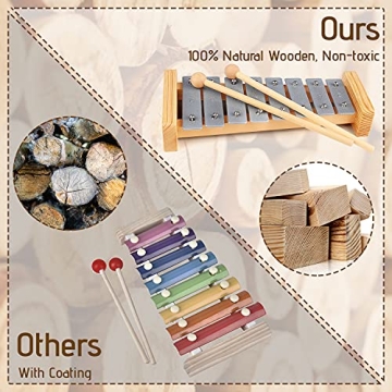 Chriffer Kids Musical Instrument Set for Creative Play