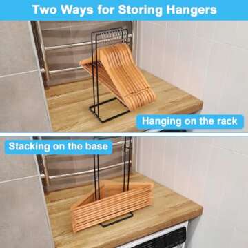 Hanger Organizer Stacker, Clothes Hanger Holder for Closet Laundry Room, Hanger Stacker Hold up 110 ...