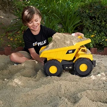 CAT Construction Dump Truck Toy for Kids Ages 2+ No Batteries