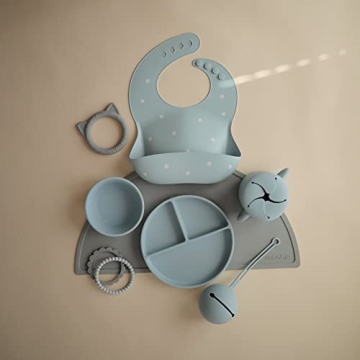 Mushie Silicone Suction Bowl for Toddlers - Safe and Cute