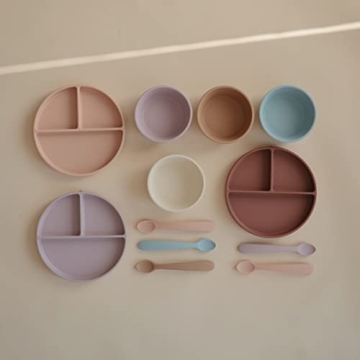 Mushie Silicone Suction Bowl for Toddlers - Safe and Cute