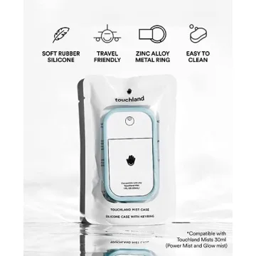 Touchland Mist Case with Keyring – Stylish Hand Sanitizer Holder