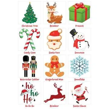 ArtCreativity Individual Christmas Tattoos for Kids - Set of 144-2 Inch Nutcracker Temporary Tattoos...