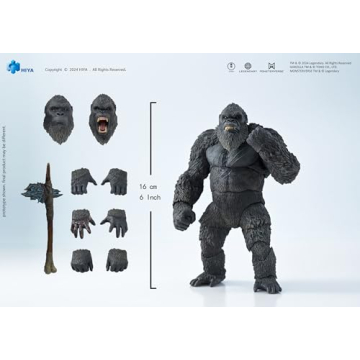 Hiya Toys Godzilla x Kong 6.2-Inch Kong Action Figure