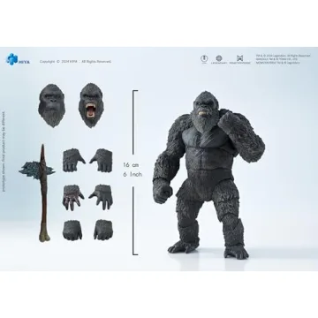Hiya Toys Godzilla x Kong 6.2-Inch Kong Action Figure