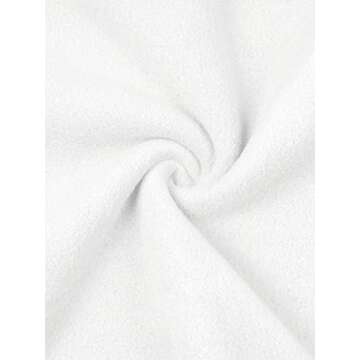 LASLULU Womens Fuzzy Cropped Hoodies Sport Athletic Hoodie Sexy Long Sleeve Pullover Tops Sweater Fleece Lined Sweatshirt(White Medium)