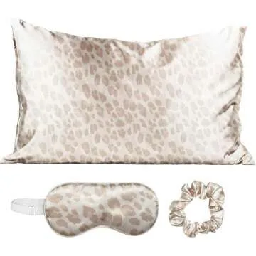 Kitsch Satin Sleep Set - Luxurious & Soft Leopard Design