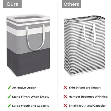 HomeHacks Waterproof Collapsible Laundry Basket 2-Pack